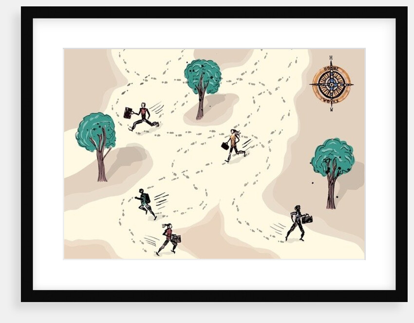 Run to Work, 2013 by Charlotte Orr