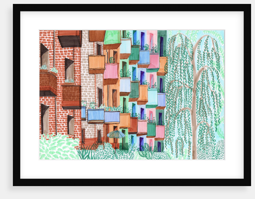 Balconies of Kreuzberg, 2017 by Charlotte Orr