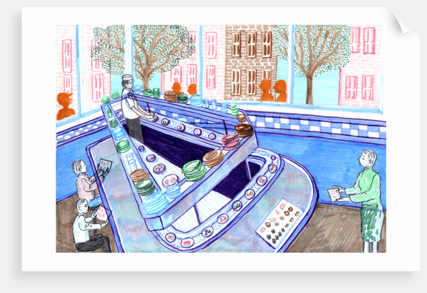 Sushi Bar, 2017 by Charlotte Orr