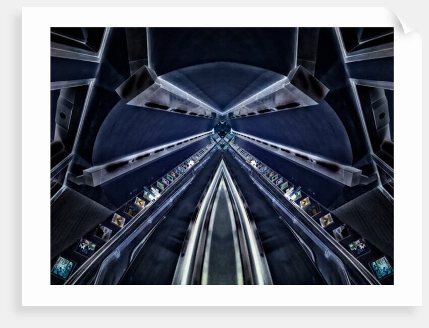 Blue Tunnel, 2014 by Ant Smith