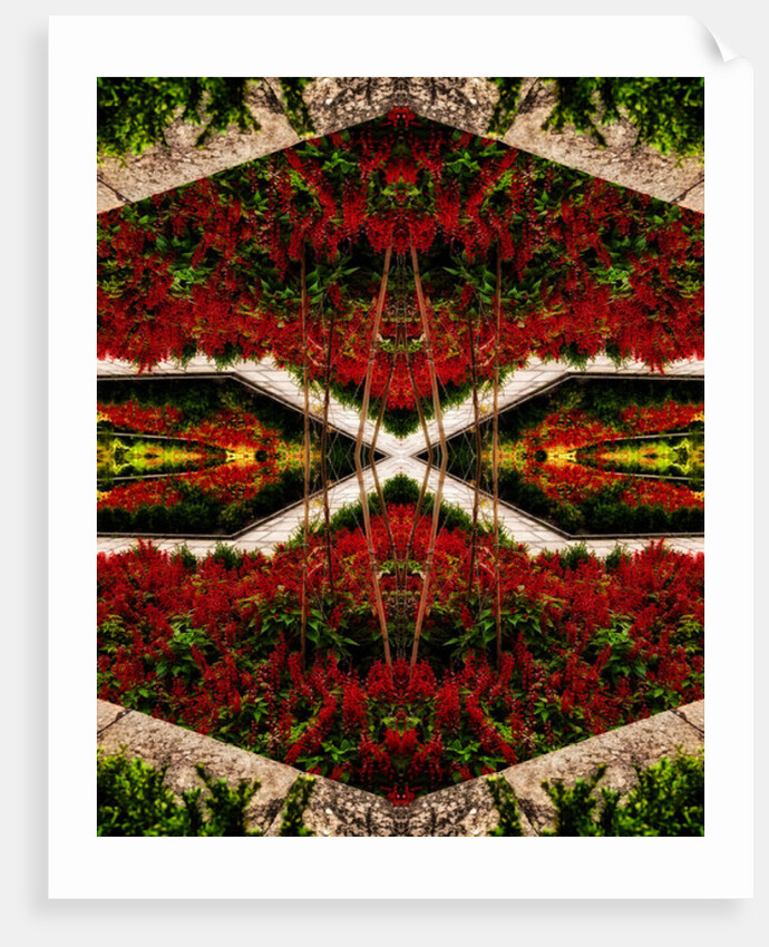 Red Flower Bed, 2015 by Ant Smith