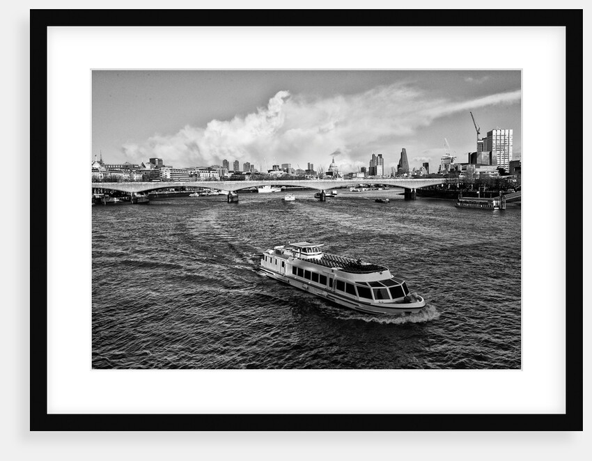 River boat on the Thames, 2020 by Ant Smith
