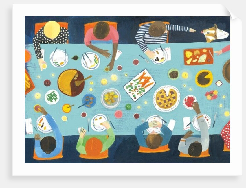 Dinner party, 2015 by Grace Helmer