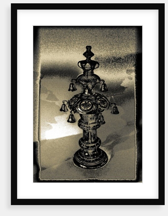 Silver Torah Handle, 2015 by Joy Lions