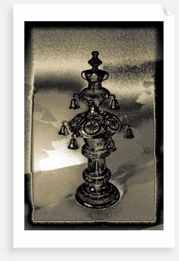 Silver Torah Handle, 2015 by Joy Lions