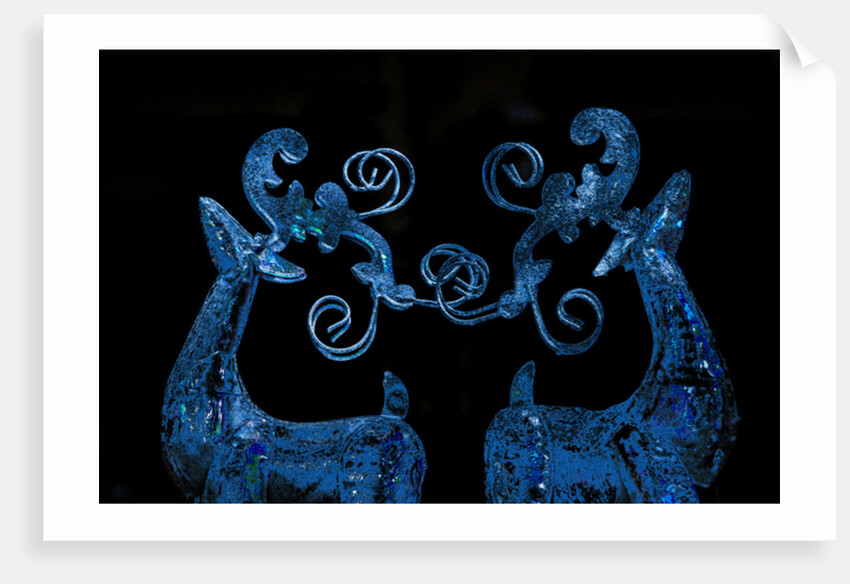 Blue Reindeer, 2017 by Joy Lions