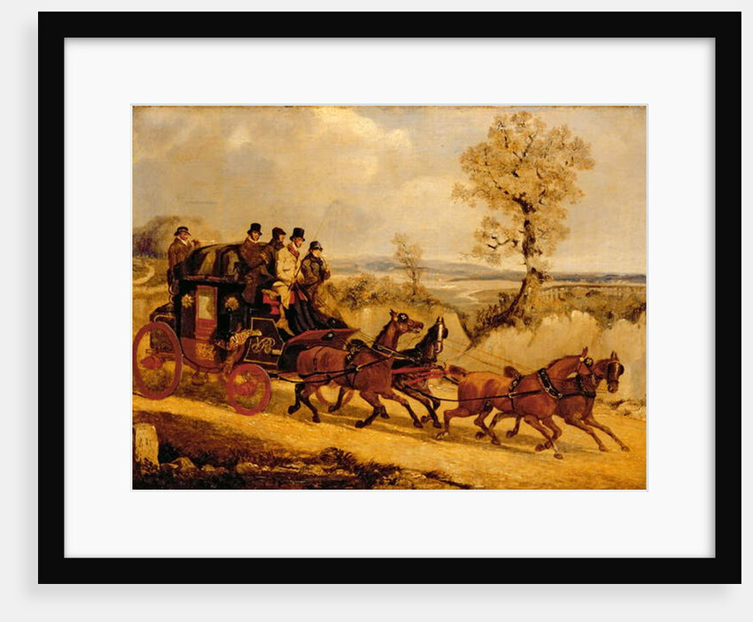 The Dover Coach going Downhill by Henry Thomas Alken