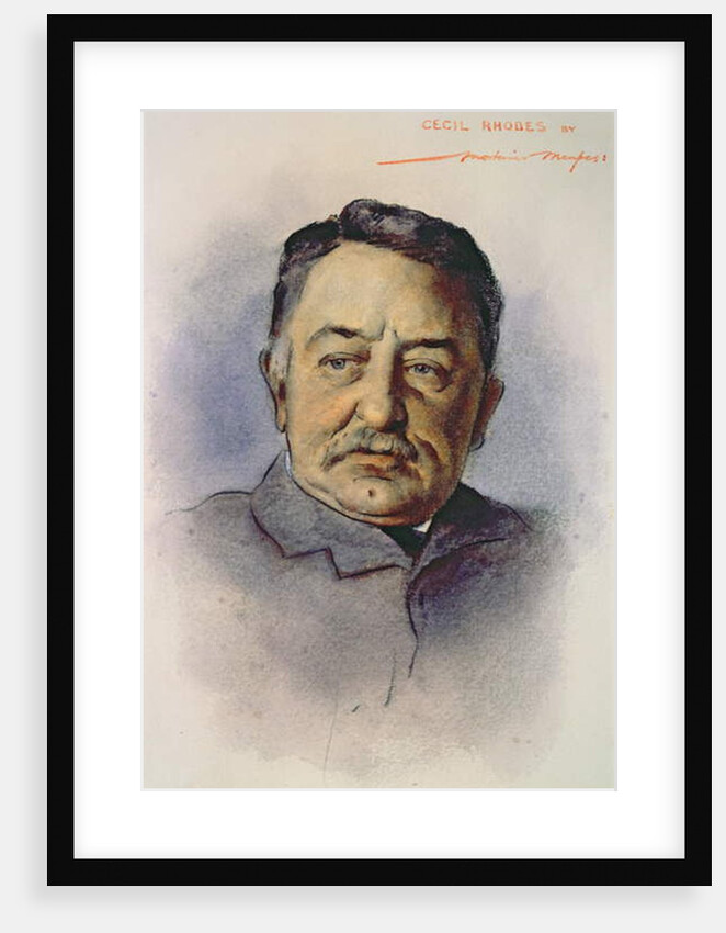 Portrait of Cecil Rhodes by Mortimer Ludington Menpes