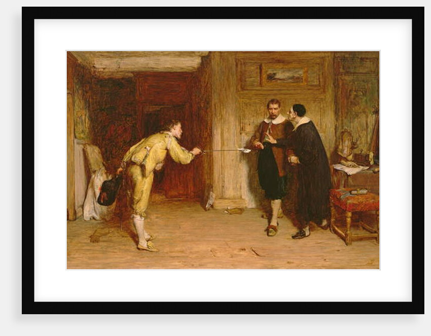 The Challenge: A Puritan's Struggle between Honour and Conscience, 1864 by William Quiller Orchardson