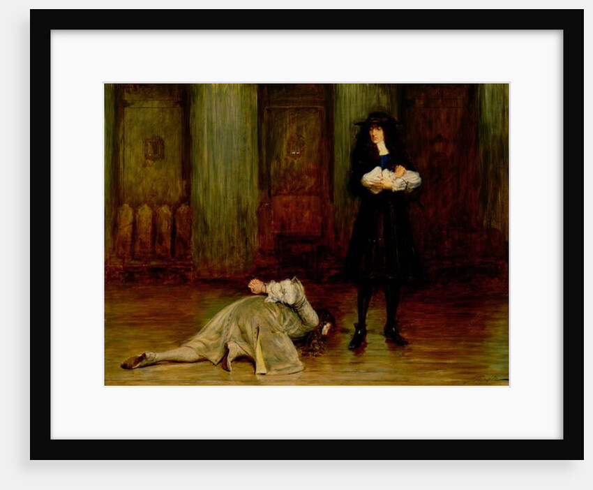 The Duke of Monmouth Pleading for his Life before James II by John Pettie