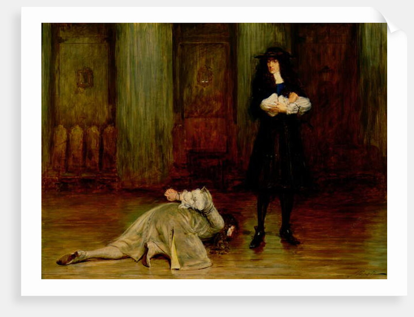 The Duke of Monmouth Pleading for his Life before James II by John Pettie