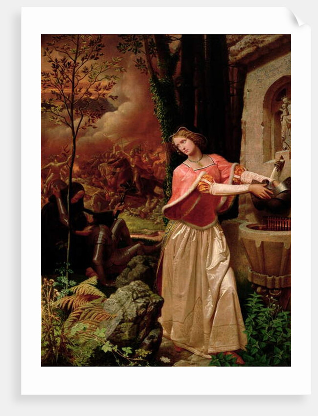 The Death of Marmion by William Cave Thomas