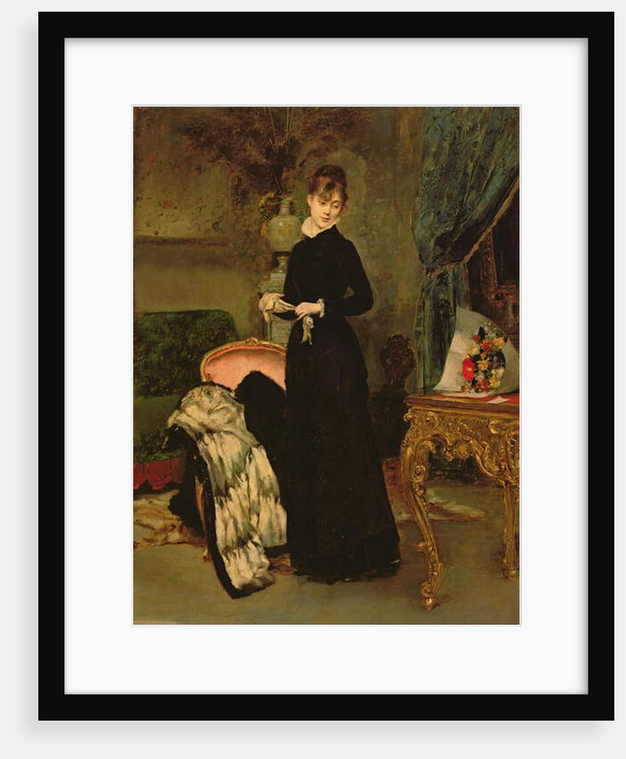 Portrait of Mlle. de Rohan by Alfred Emile Stevens