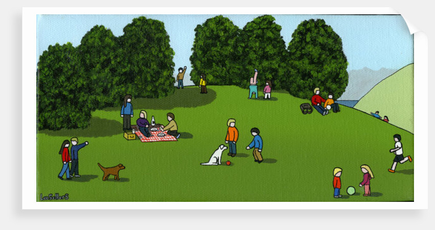 Picnic on the Hill, 2015 by Lee Sellers