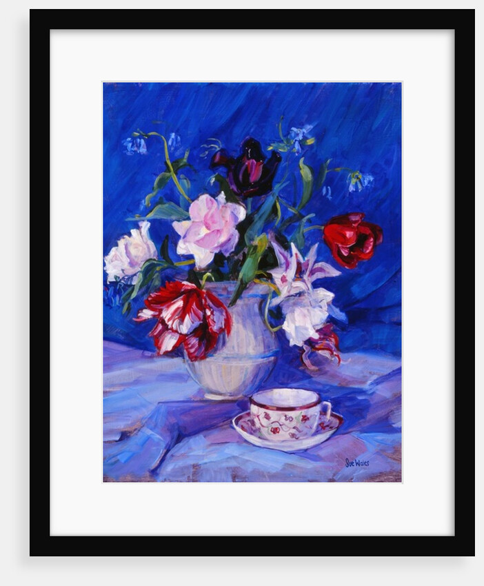 Tulips from my garden, 1995 by Sue Wales