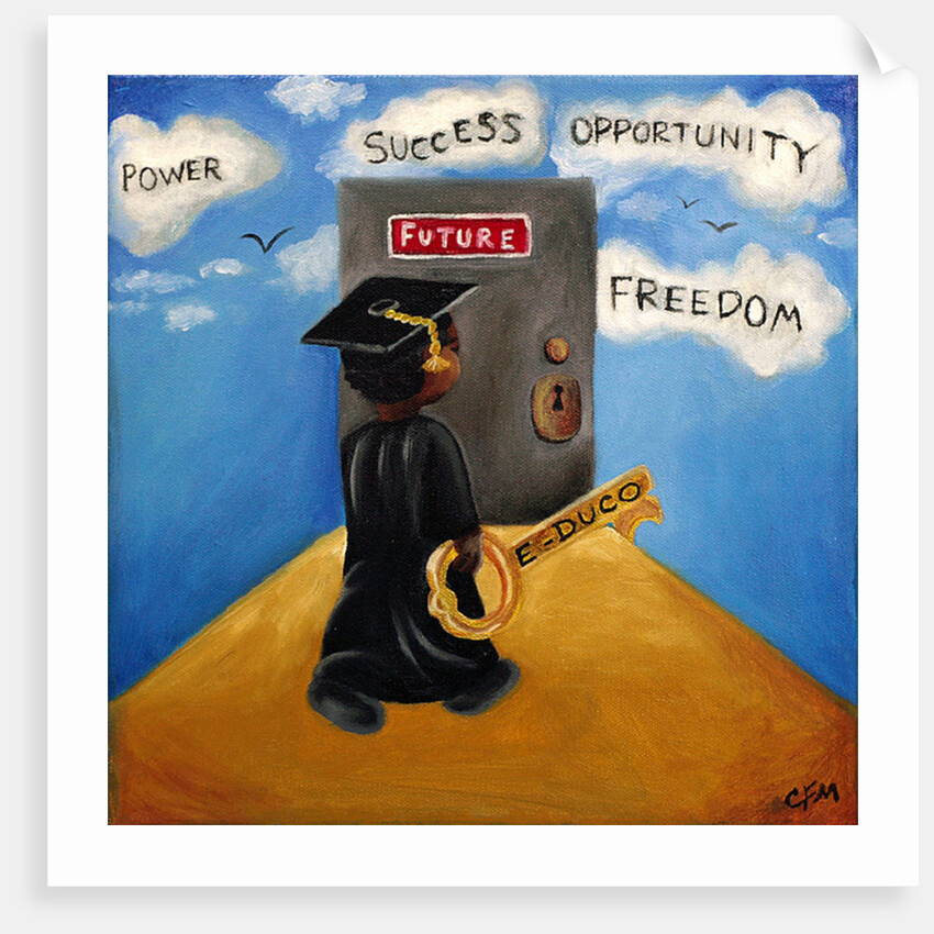 Education is the Key, 2015 by Chris Fabor