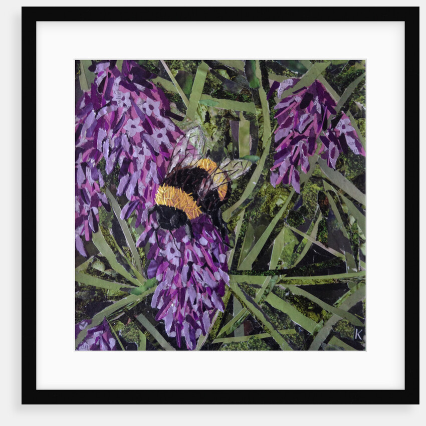 Buzz - Bumble Bee On Lavender, 2016 by Kirstie Adamson