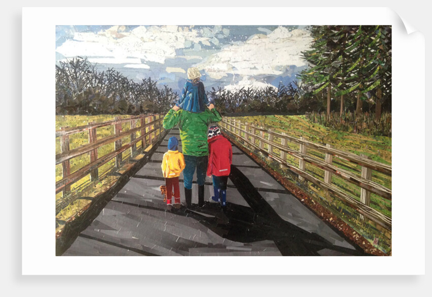 Family Walk, 2015 by Kirstie Adamson