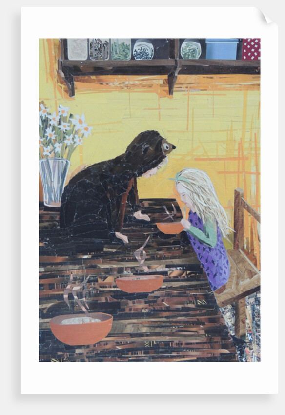 Goldilocks & Little Bear, 2017 by Kirstie Adamson