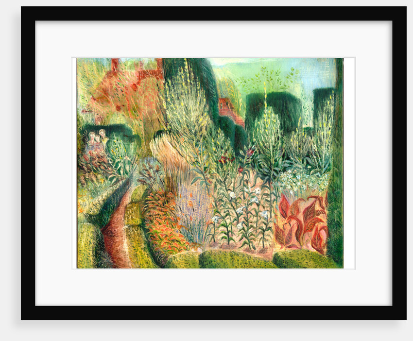 Great Dixter: Topiary and paths, 2003 by Mary Kuper