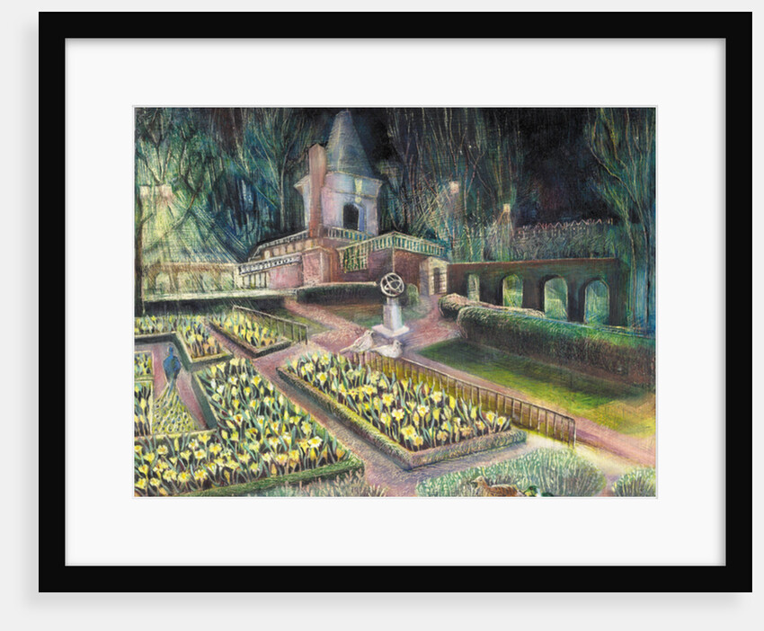 Flower Garden, Holland park, 2002 by Mary Kuper