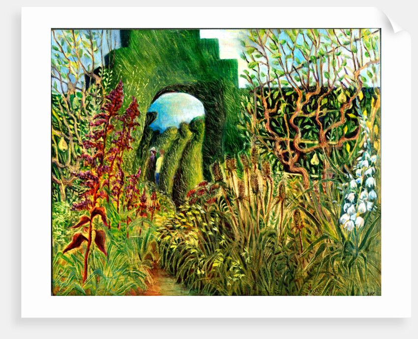 Great Dixter: Topiary and flowers, 2003 by Mary Kuper