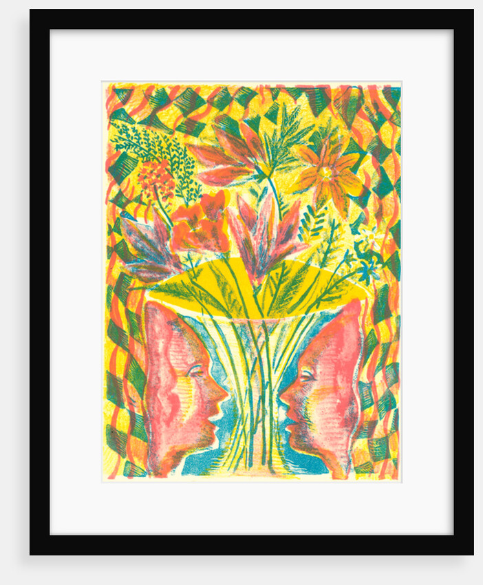 Faces and Flowers, 2015 by Mary Kuper