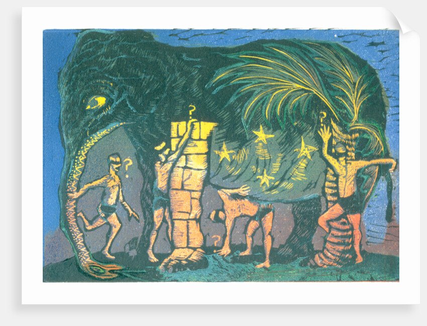The blind men and the elephant, 1992 by Mary Kuper