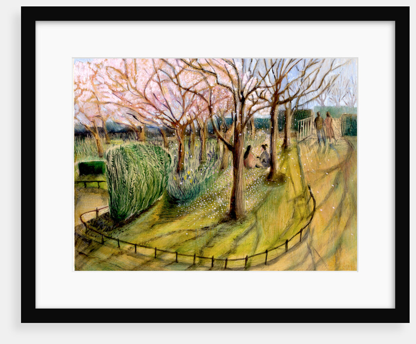 Japanese tourists, Regents Park, 2004 by Mary Kuper