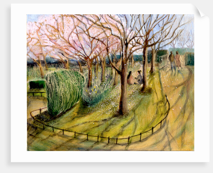 Japanese tourists, Regents Park, 2004 by Mary Kuper