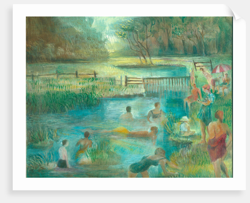 Swimmers, Simonsbath, 2012 by Mary Kuper