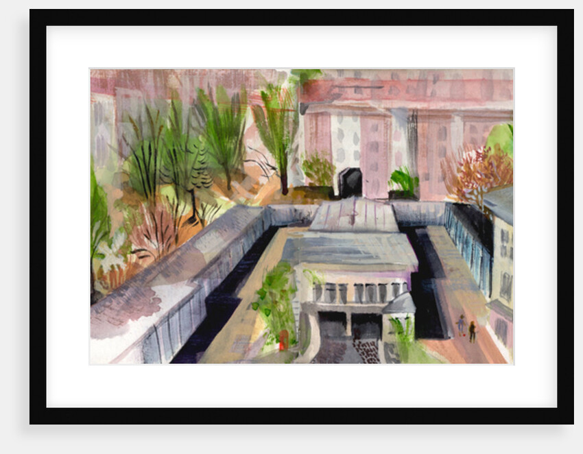 Berlin courtyard, 2004 by Mary Kuper