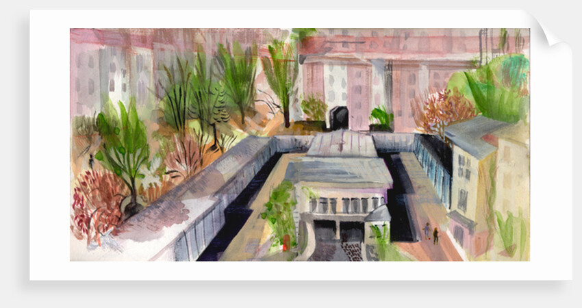 Berlin courtyard, 2004 by Mary Kuper