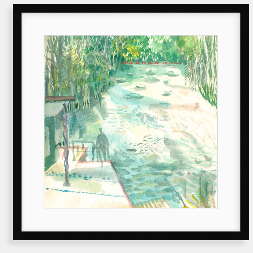 Ladies Pond, Hampstead Heath,2015 by Mary Kuper