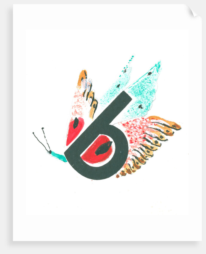 b is for butterfly, 2015 by Mary Kuper