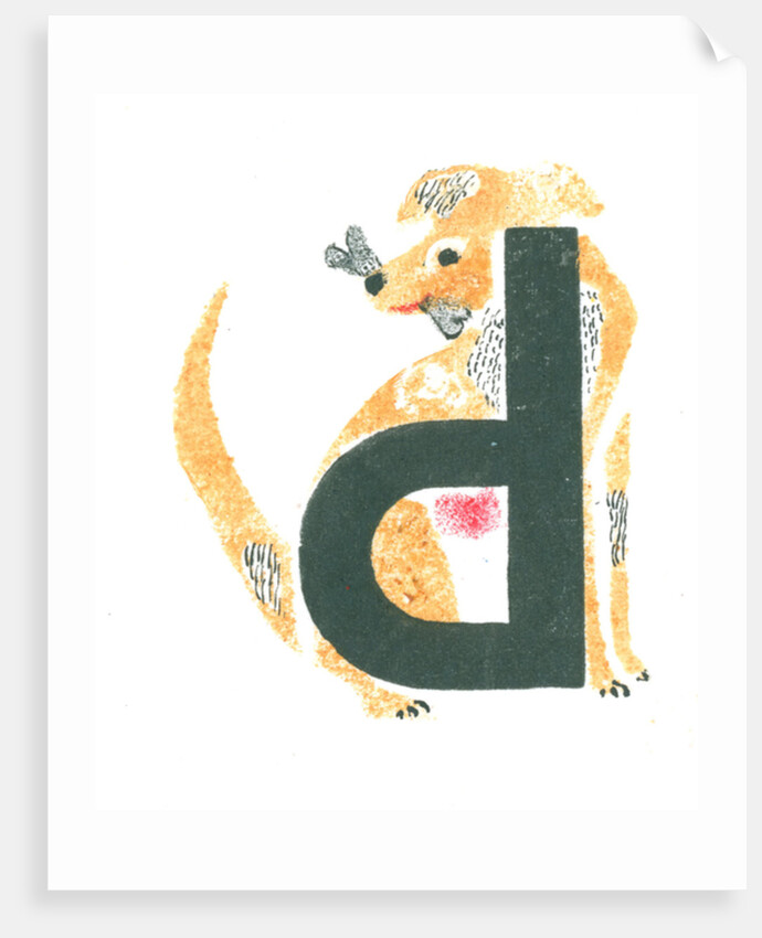 d is for dog, 2015 by Mary Kuper