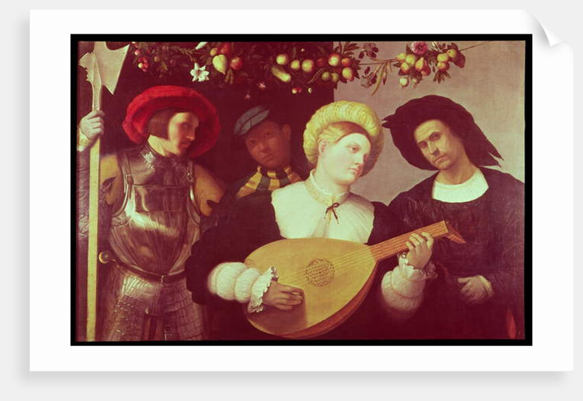 The Lute Player by Andrea Previtali