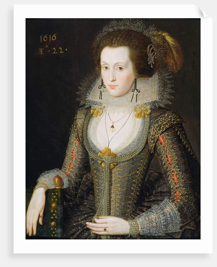 Elizabeth Poulett, 1616 by Robert Peake