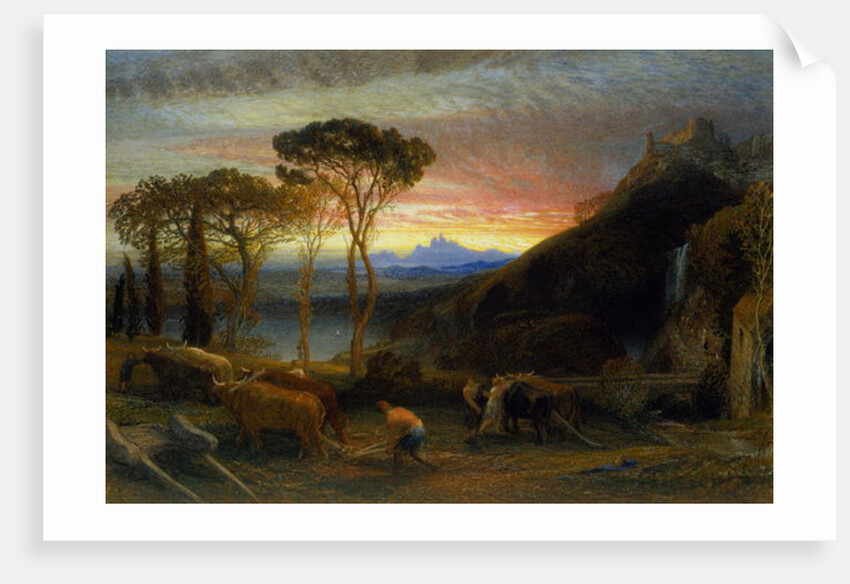 Illustration to Milton's Lycidas by Samuel Palmer