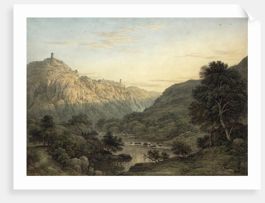 The Cascatelle and Villa of Maecenas near Tivoli by Jean-Honore Fragonard