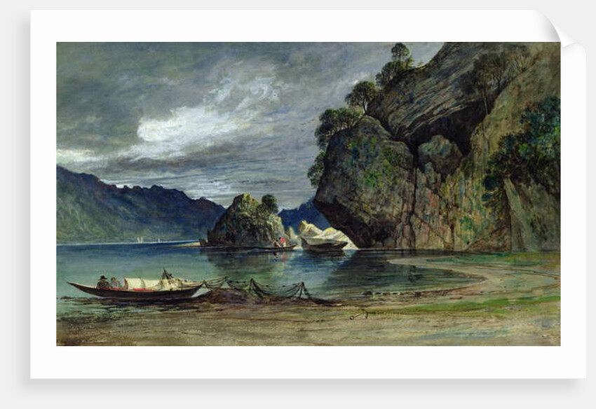 The Approach of a Storm on Liensfjord by Francis Danby