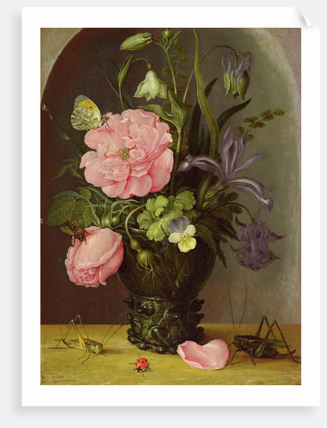A Vase of Flowers, 1611 by Roelandt Jacobsz. Savery