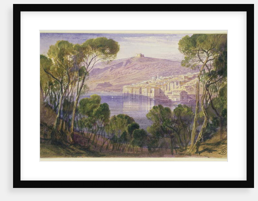 Villefranche by Edward Lear