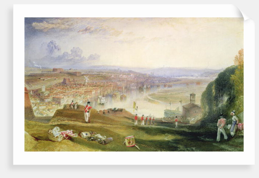 Chatham, towards Fort Pitt by Joseph Mallord William Turner