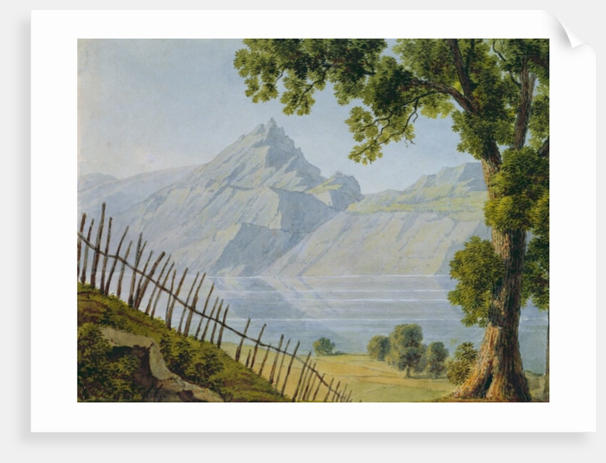 View of Lake Bourget by Louise Cochelet
