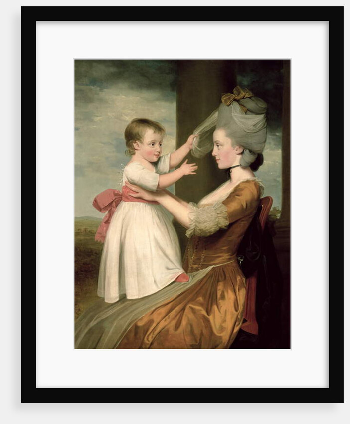 A Portrait of Elizabeth Mortlock and her son John Mortlock the Younger, 1779 by John Downman