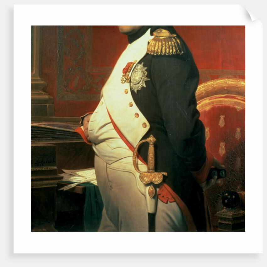 Napoleon in his Study by Hippolyte Delaroche