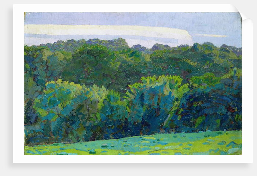 Landscape, Somerset, 1917 by Harold Gilman