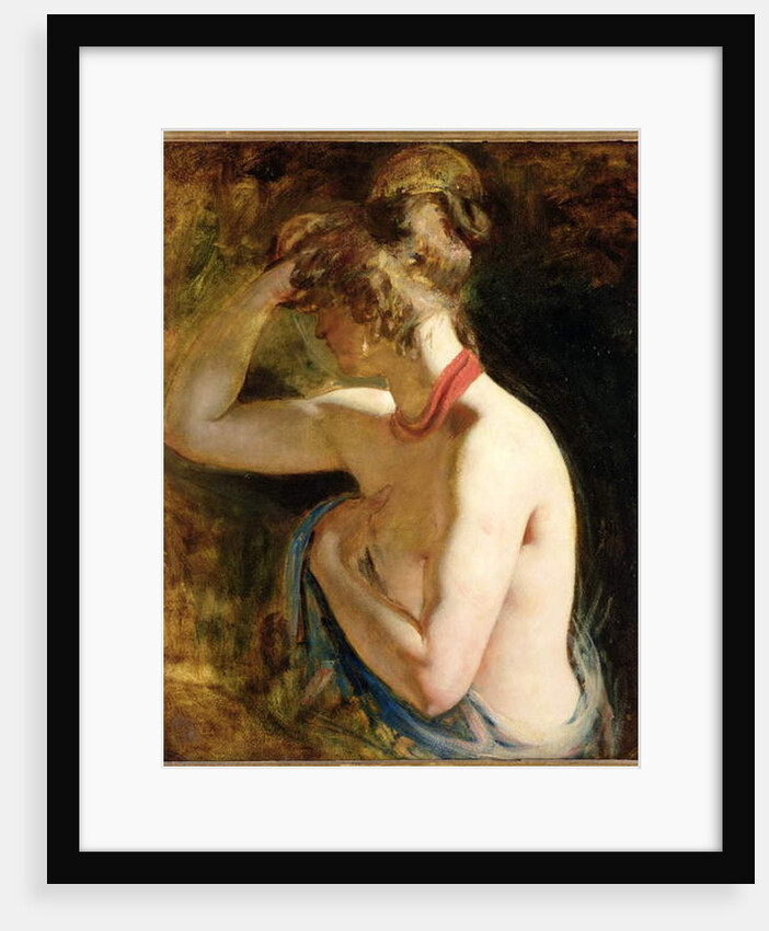 Half length nude, right arm raised to head, c.1828-30 by William Etty