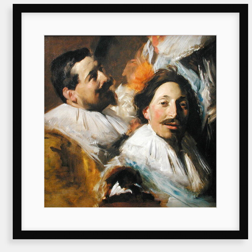 Two Heads from the Banquet of the Officers, 1880 by John Singer Sargent